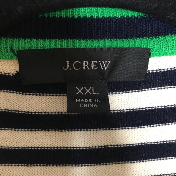 J. Crew Striped Cardigan XXL - Picture 6 of 6